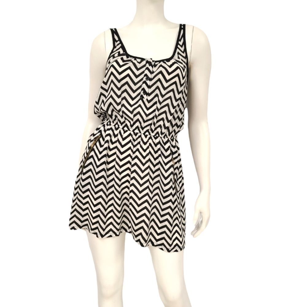 Chevron Summer Open Back Summer Dress size Small